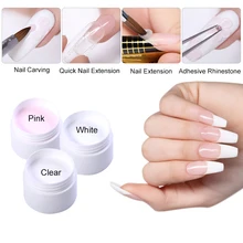 

UR SUGAR Professional Acrylic Powder Crystal Pink White Clear Nail Art Tip Builder Transparent Powder Manicure Tool Sets
