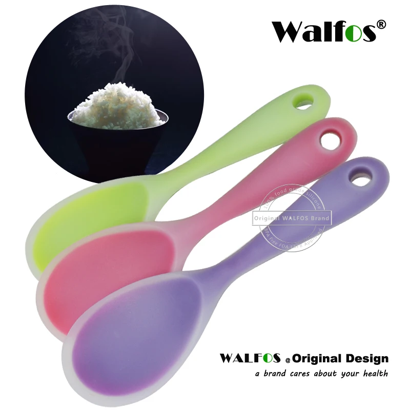 WALFOS Пищевая силиконовая кухонная посуда ложки и инструменты для приготовления
