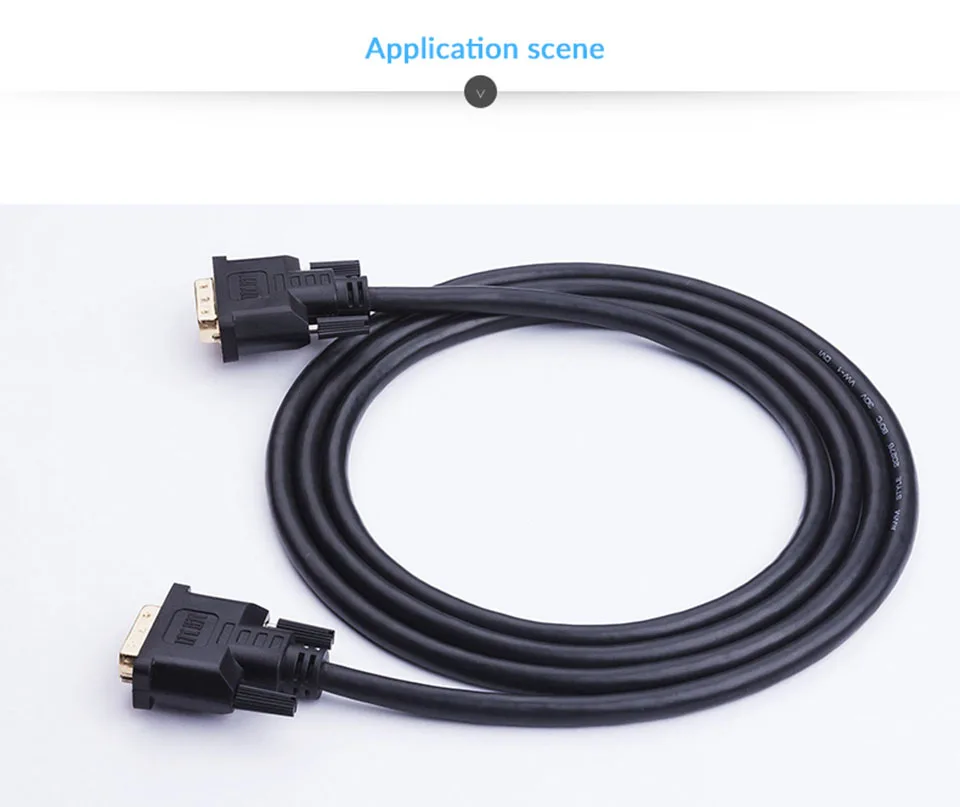 Unnlink DVI кабель DVI D 24+ 1 Pin UHD FHD 1080P 2560*1600@ 60 Гц 2 м/3 м/8 м/10 м 12 м для проектора компьютера ТВ монитора графическая карта