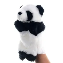 Ручной кукольный куклы-панды милые животные ручная игрушка Раннее Образование Дети Обучающие плюшевые игрушки марионетки куклы для повтора истории