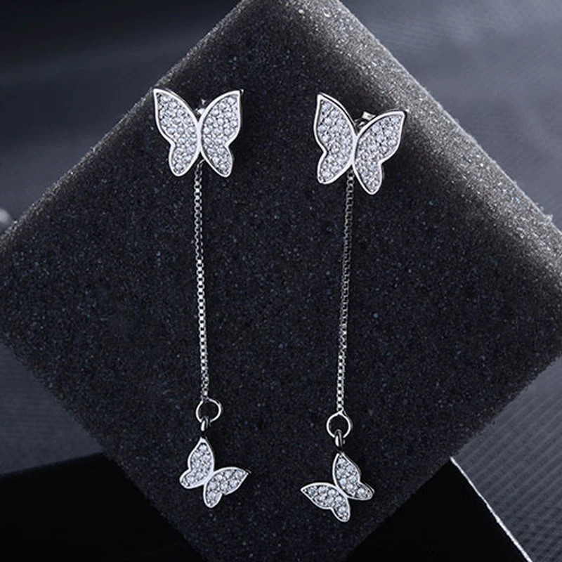 butterfly earrings dangle jewelry (1)