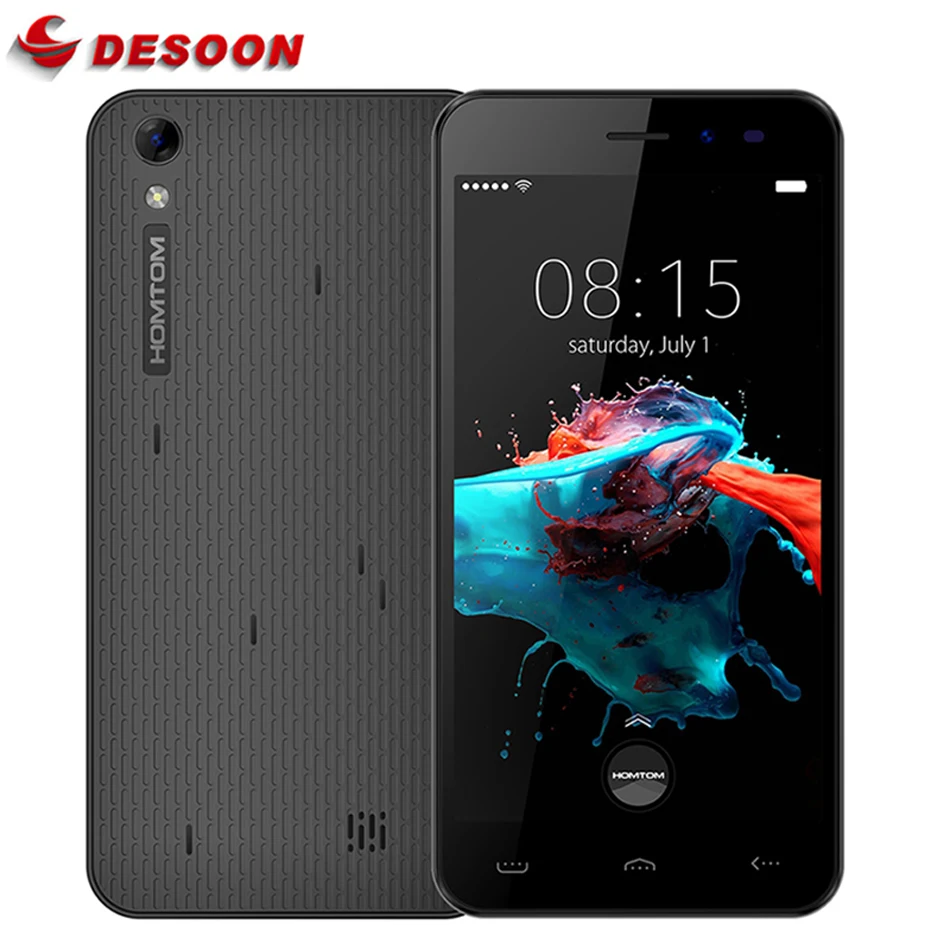 

Original 5 Inch Homtom HT16 MobilePhone 1GB RAM 8GB ROM Android 6.0 MT6580 Quad Core 1280 x 720 Smartphone 1.3GHz 3000mAh 8.0MP