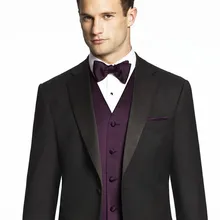 На заказ размер и цвет черный Жених дворца смокинги Лучший мужской костюм жениха/жениха свадебный мужской костюм(пиджак+ брюки+ жилет+ галстук