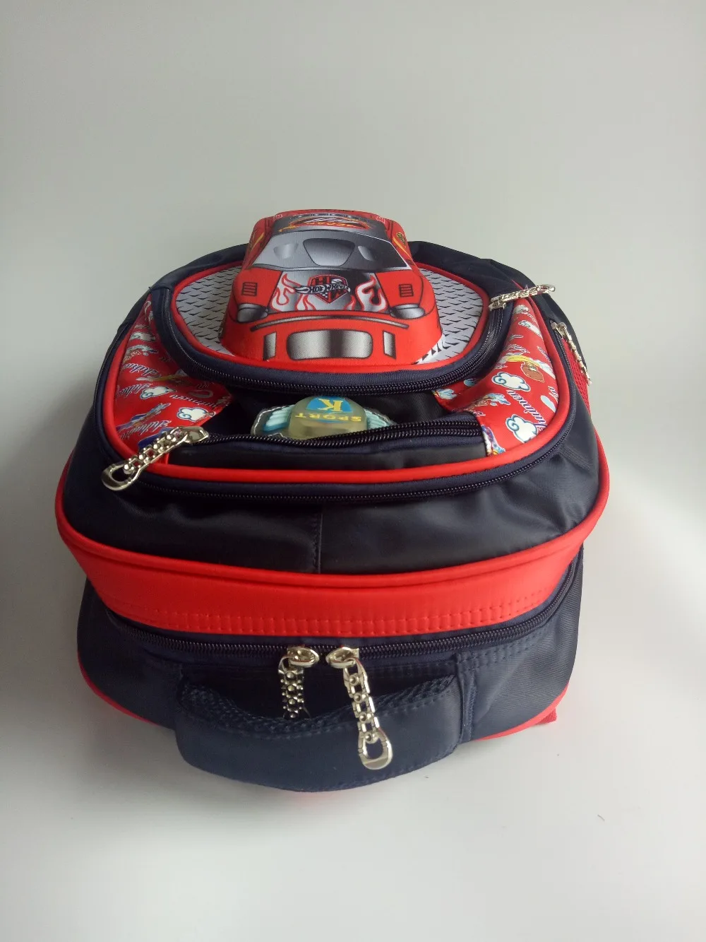 Chunlong России Стиль ортопедические 3d автомобиль мультфильм школьные сумки Рюкзаки для Обувь для мальчиков Водонепроницаемый рюкзак для