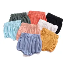 Летние свободные шорты для малышей треугольные штаны повседневные штаны для маленьких мальчиков и девочек штаны-шаровары, спортивные штаны детская одежда