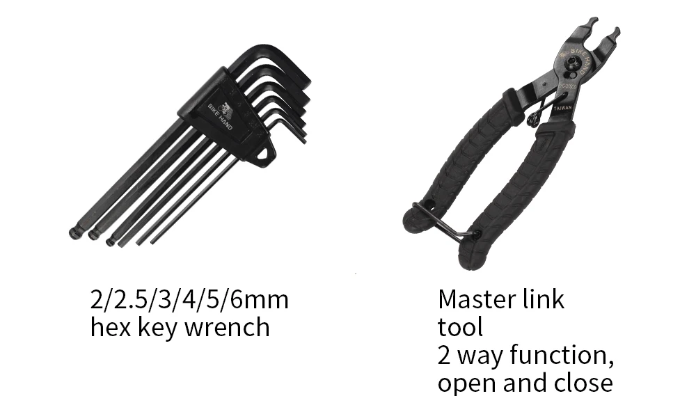 BIKEIN 18 в 1 Набор инструментов для ремонта велосипеда Многофункциональный MTB цепи на шины Инструменты для ремонта спицевой ключ Шестигранная Отвертка велосипедные инструменты