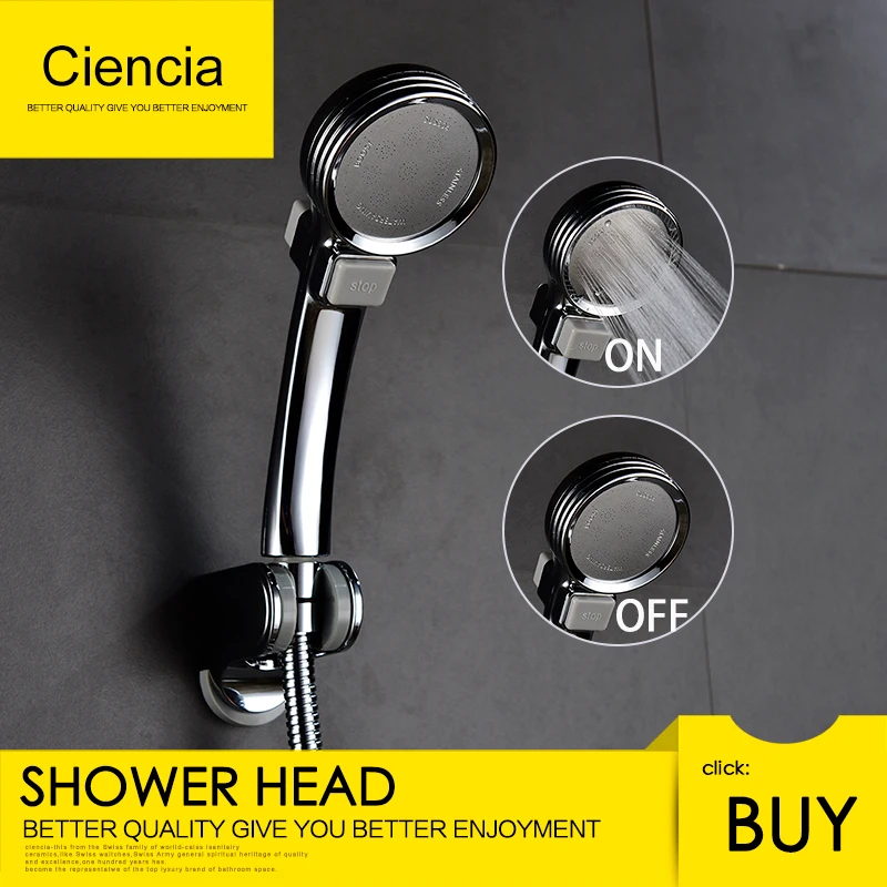 shut off shower heads