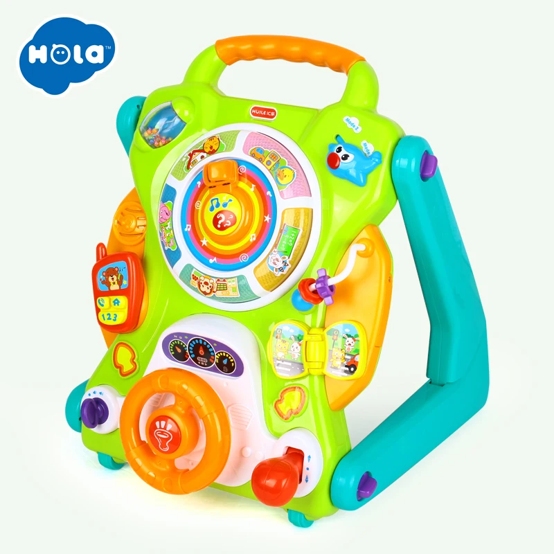 

HUILE TOYS 2107 New Learning Walker For Kids 9 Month Up Musical Toys Baby Walker Stroller activity wheel baby walker safety
