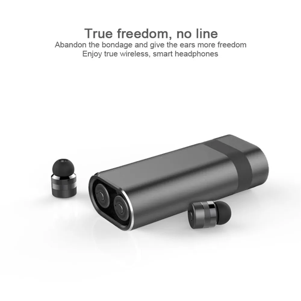 Mini TWS Bluetooth Earphones True Wireless Stereo Earbuds with Mic Portable Cordless Dual Headsets 2000mah Charger Case | Электроника