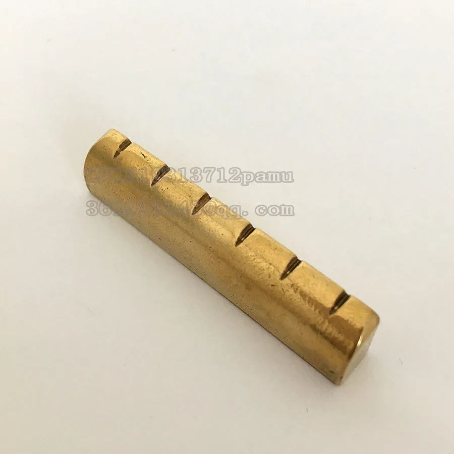 Buy Smooth Solid Brass Slotted Cut Guitar Nut 43mm for