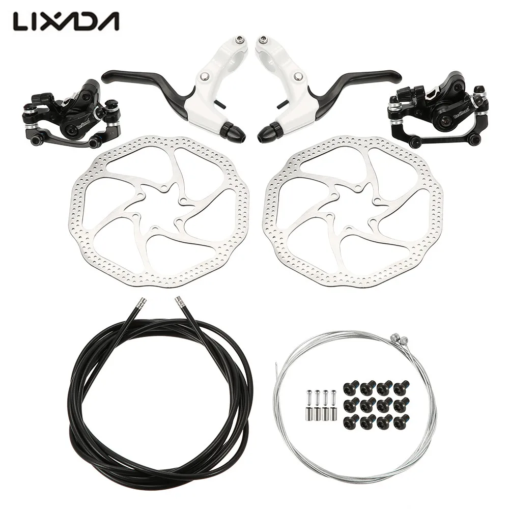 

Lixada MTB Bike Disc Left Right Brake Kit Hand Brake Lever Shifter Derailleur Cable Shift Inner Wire Set for casco ciclismo