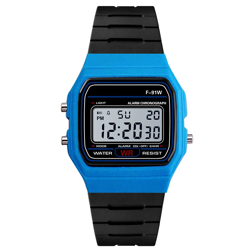 Новые Роскошные Мужские аналоговые цифровые военные армейские спортивные светодиодный водонепроницаемые наручные часы# NE1121 - Цвет: Sky Blue