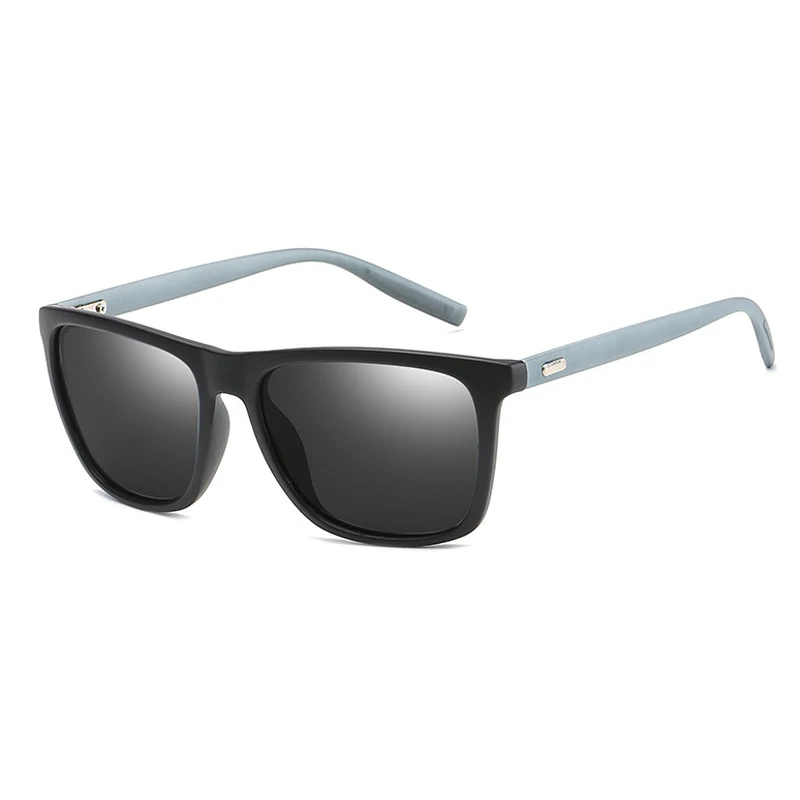 Мужские поляризованные солнцезащитные очки, модные дизайнерские Квадратные Солнцезащитные очки для вождения, зеркальные очки, солнцезащитные очки Oculos de sol UV400 Gafas - Цвет линз: 02