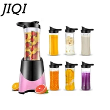 JIQI портативная Мини электрическая соковыжималка для овощей, фруктового сока, смузи, миксер, карманная Спортивная бутылка, блендер, соковыжималка для молочного коктейля, ЕС