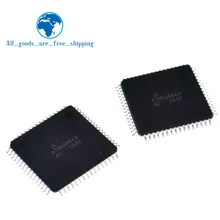 Microcontrôleur 8 bits QFP ATMEGA64A TQFP64, 64K octets, Flash Programmable dans le système