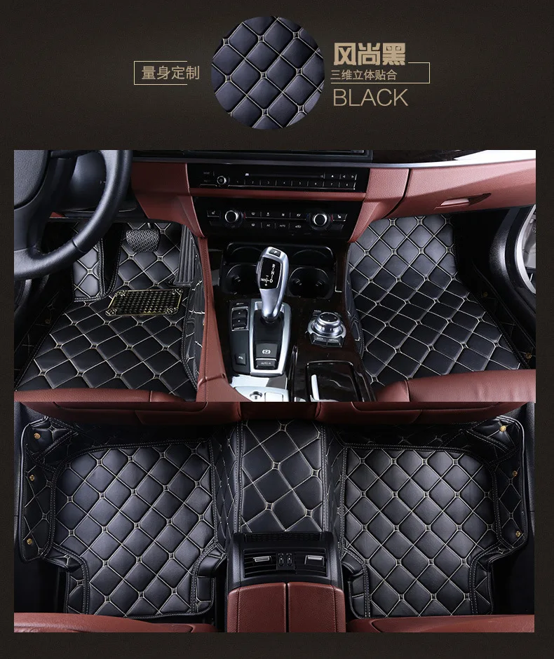 Customized full covered car floor mats for LEXUS CT ES GS IS LS LX NX