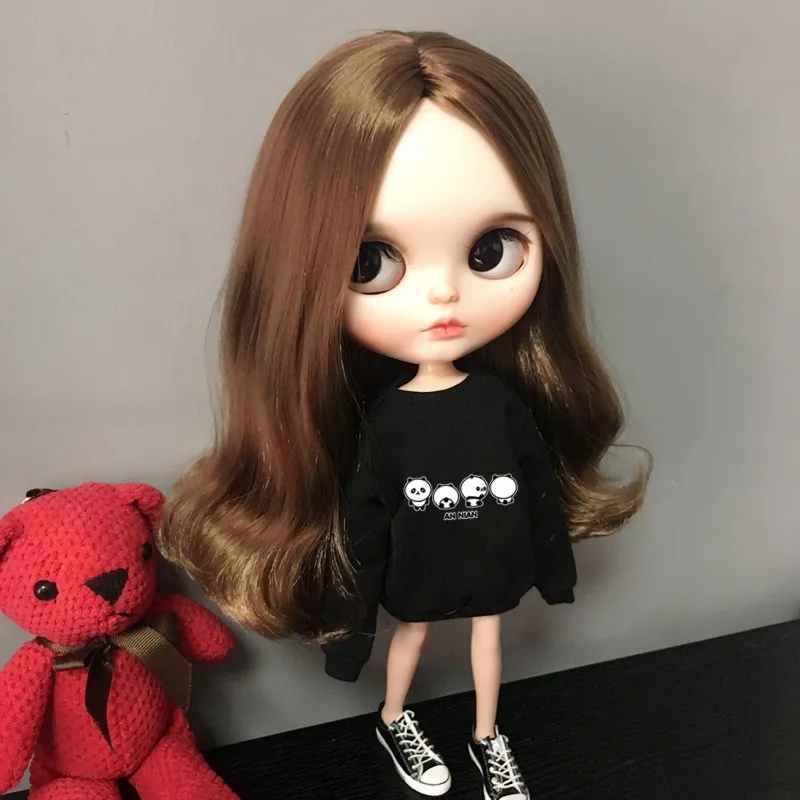 Новая одежда blyth doll 30 см Повседневная Милая толстовка с пандами одежда для Blyth pullip 1/6 модные кукольные аксессуары для Барби