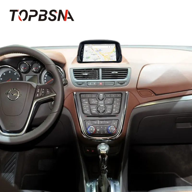 TOPBSNA Android 9,0 Автомобильный мультимедийный плеер для OPEL MOKKA gps Navi 2 Din DVD Automotivo Mirror-link USB RDS SWC головное устройство wifi AUX