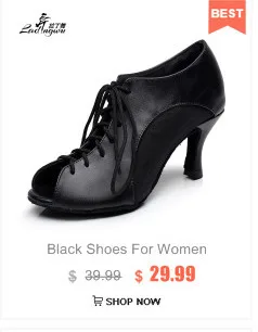 Ladingwu/классическая женская обувь для танцев из натуральной кожи; Цвет черный, белый; Танцевальные Кроссовки для латиноамериканских танцев, сальсы, бальных танцев; женские кроссовки