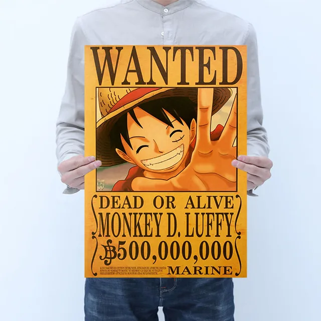 Best Offers New One Piece Reward Wanted Action Figure Anime Luffy Zoro Franky Chopper Poster Craft Home Decor Posters Kids Boy Gift Toys    