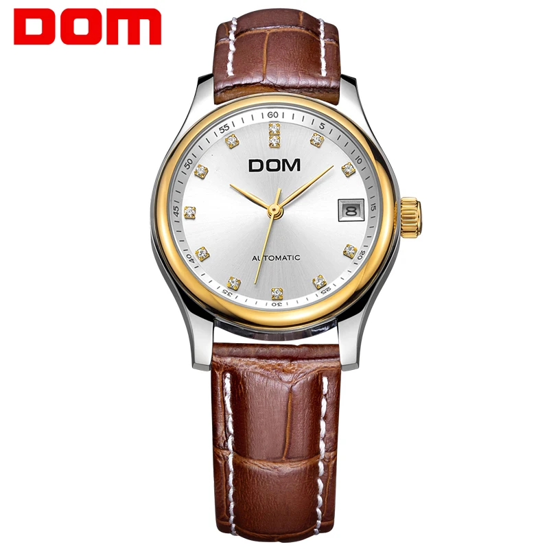 

DOM Women Watch Luxury Brand Casual Simple Quartz Clock Leather Strap Wrist Watch Reloj Mujer Christmas Gift G-95GL-7M