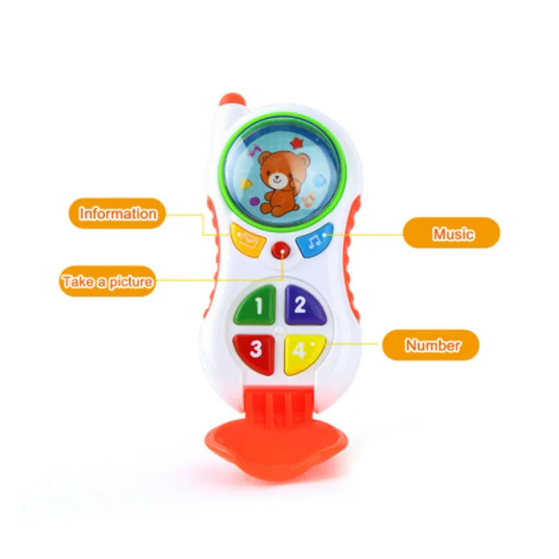 Детские электронные игрушки 2019 детский сотовый телефон игрушки детские развивающие мобильные игрушки телефон со звуком и светом детский
