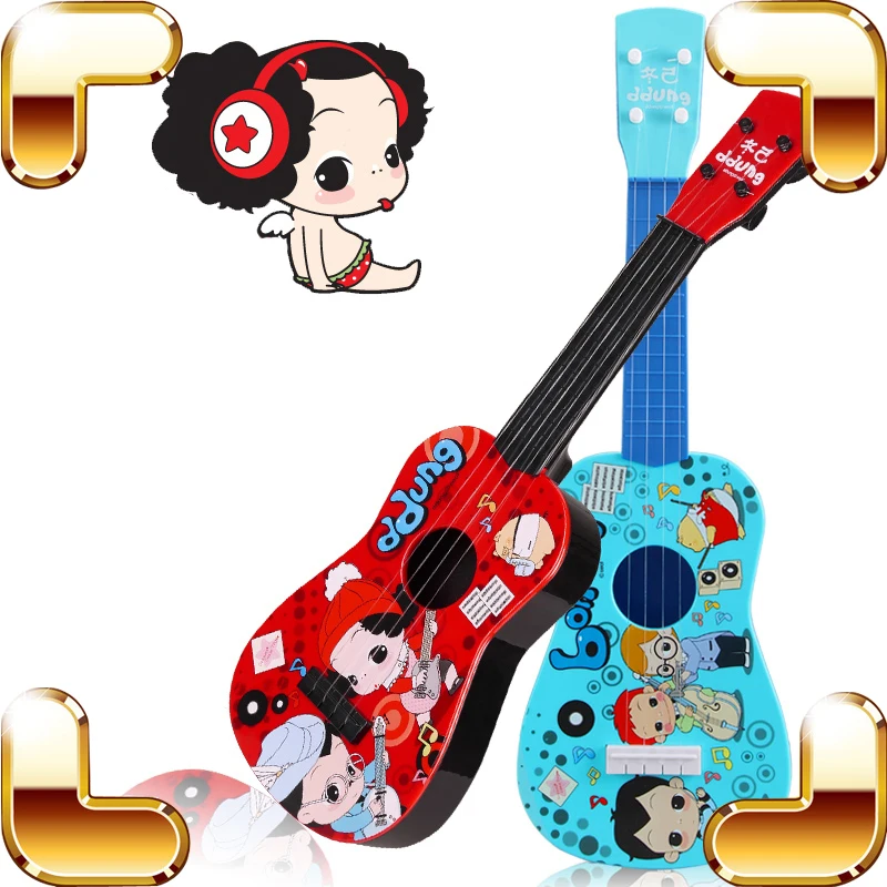 Детский подарок ко Дню мини детская Гитара игрушечный музыкальный инструмент обучения обучающий музыкальный с изображением популярной игры за настоящей игровой инструмент