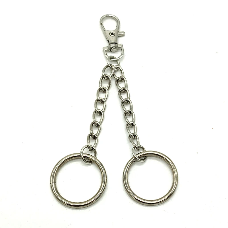 

Women Rock Punk Wallet Chain Hipster Trousers Keychain Pant Jean Key Chains Ring Key Pendant Hip Hop Bag Charm Accessories