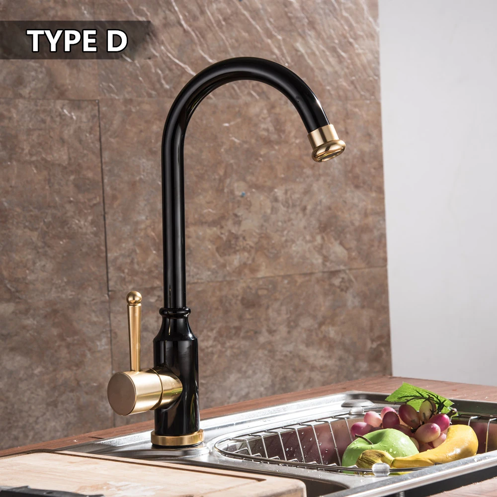 Mixer Hot And Cold Water Classic Kitchen Sink Faucet Space Aluminum Brushed Process Swivel Basin Faucet 360 Degree Rotation Mci7