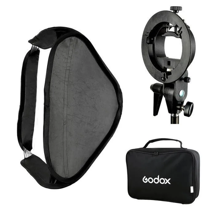 Godox-S-Type-Speedlite-Bracket-Mount-Holder-80-x-80cm-Softbox-for-Studio-Photography