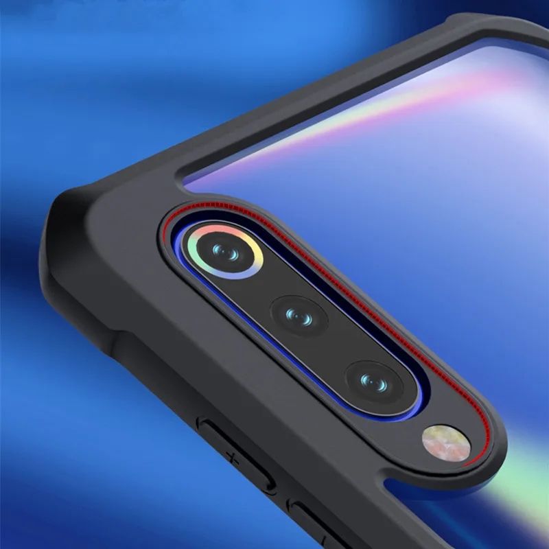 Прозрачный силиконовый чехол LUPHIE для Xiaomi Max 3 360 противоударный с полным корпусом