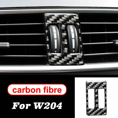 Наклейка из углеродного волокна для салона автомобиля с центральным управлением CD Air panel для mercedes W204 C, аксессуары класса 2010-2013 для стайлинга автомобилей - Название цвета: Outlet
