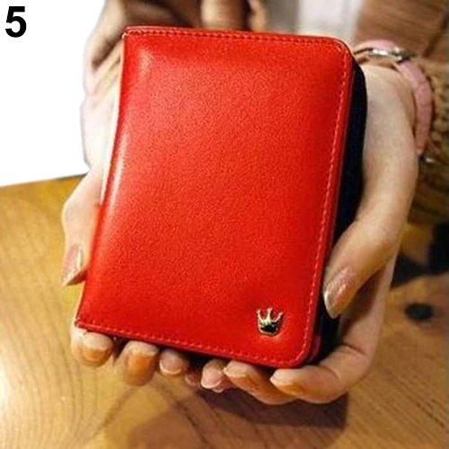  Elegant Women Card Pack Coin Money Wallet PU Leather Handbag Clutch Purse Bag 8PEE 