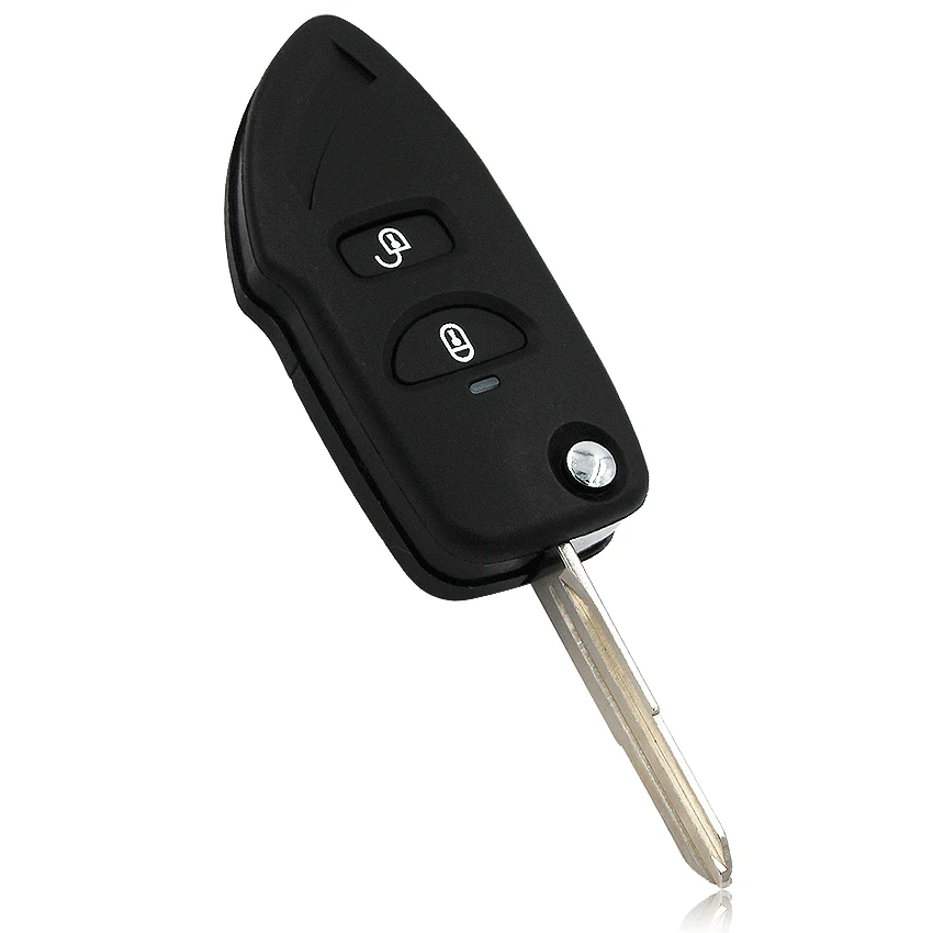 Новая замена 2+ 1/3 Кнопка Складной флип-пульт дистанционного ключа корпус брелок ключ дистанционного управления Корпус для hyundai Tucson Uncut Blade