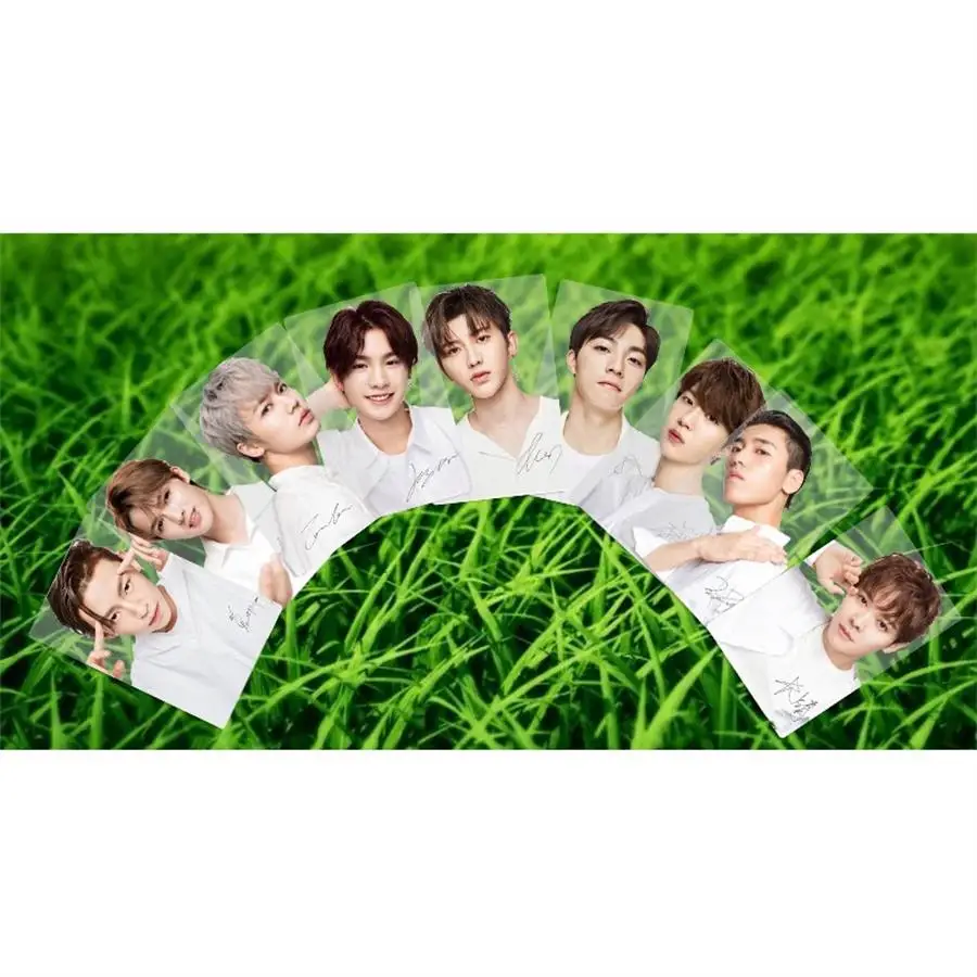

Idol Producer Nine Percent Clear PVC Photo Card August Justin HD Photocard Picture 1pc