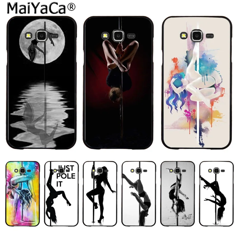 Роскошный Гибридный чехол для телефона MaiYaCa Pole dance dancing Fitness samsung j7 j8 j4 j6 j2pro a9 a8 a6