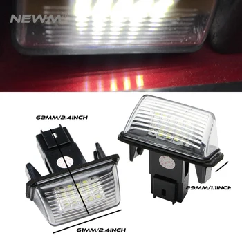 

7000K white Led car number license plate light kit for Peugeot 206/206+/207/407/406/406 new 306 new/307/307 new/308/5008/Partner