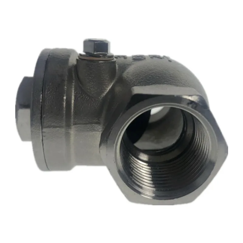 WZJG BSPT 1-1/2" DN40 PN16 CF8M Threaded Swing Check Valve 200PSI Stainless Steel SS304 Female Check Valve