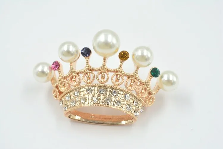 Download Fashion Pearl Crystal Crown Queen Female Brooch Crystal from Swarovski Fashion Princess Ladies ...