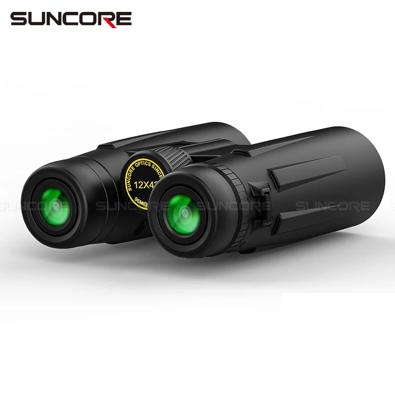 12x42 مناظير عالية الطاقة HD تلسكوب BK4 بريزم عدسات طبية في الهواء الطلق الصيد مراقبة الطيور التخييم