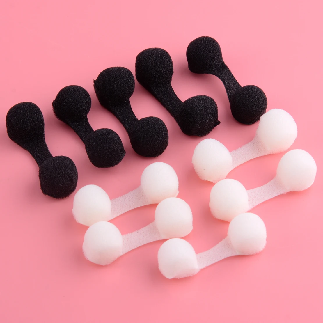 

50 Pcs Airbrush Sunless Tanning Nasal Plug Spray Tan Nose Filters Sponge Black / White Anti-pollution