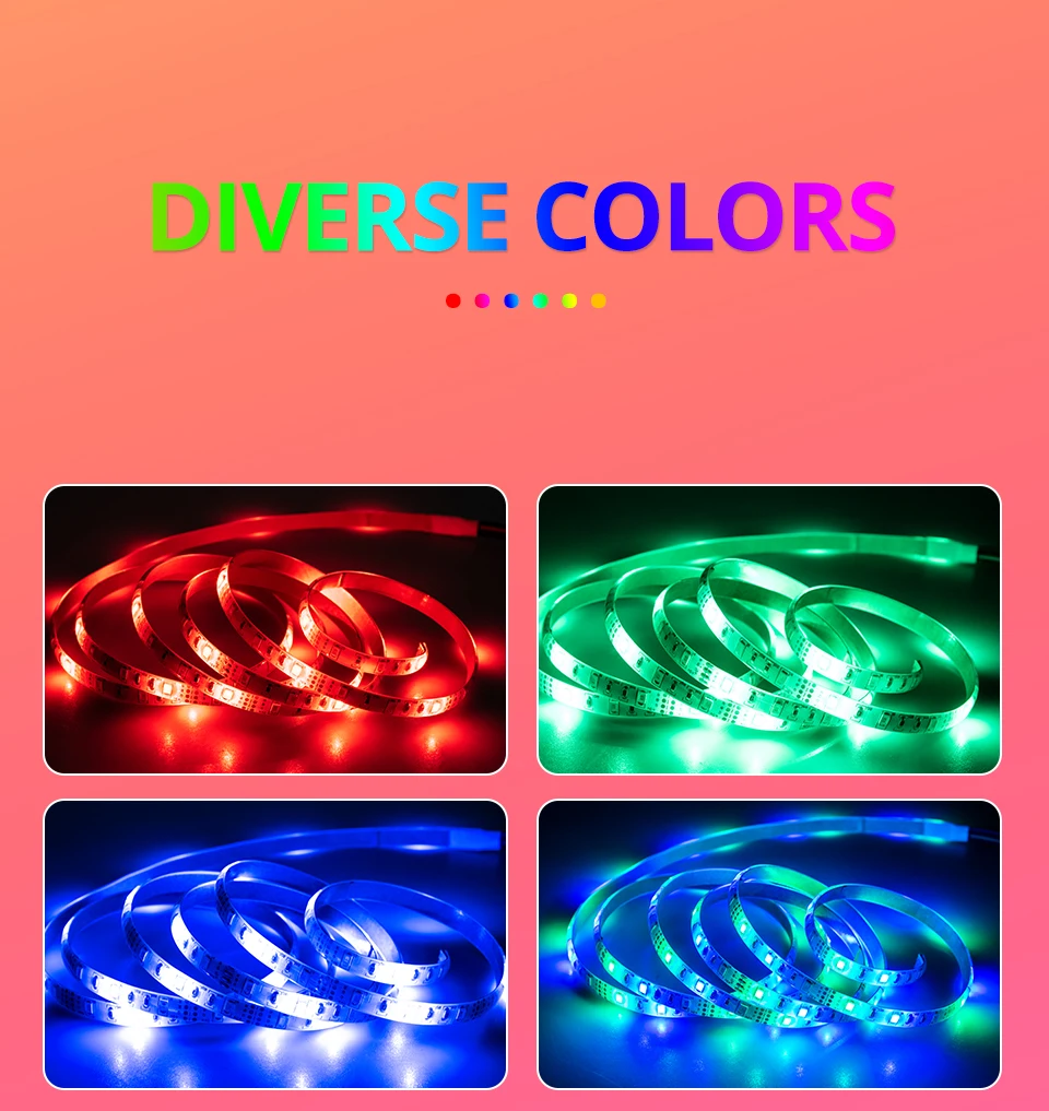 LED Night Light Lamp IR Remote with Music Controller Waterproof RGB USB Night Lights for Children Atmosphere LED Night Lamp (4)