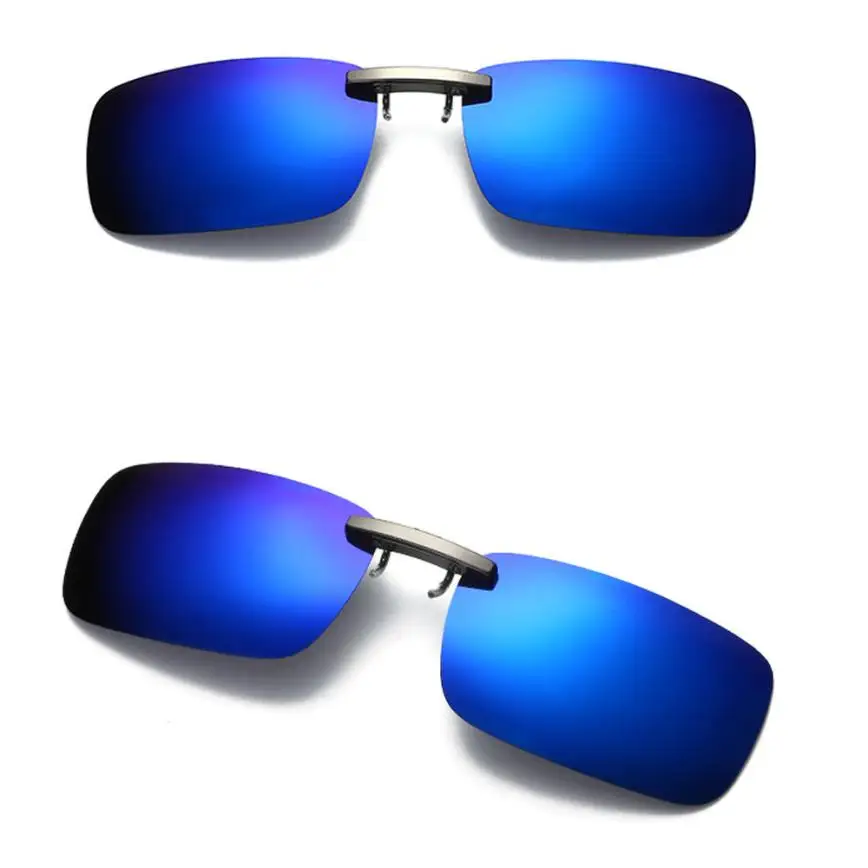 5 новые модные съемные линзы ночного видения для вождения Металлические поляризованные солнцезащитные очки с зажимом - Цвет линз: A