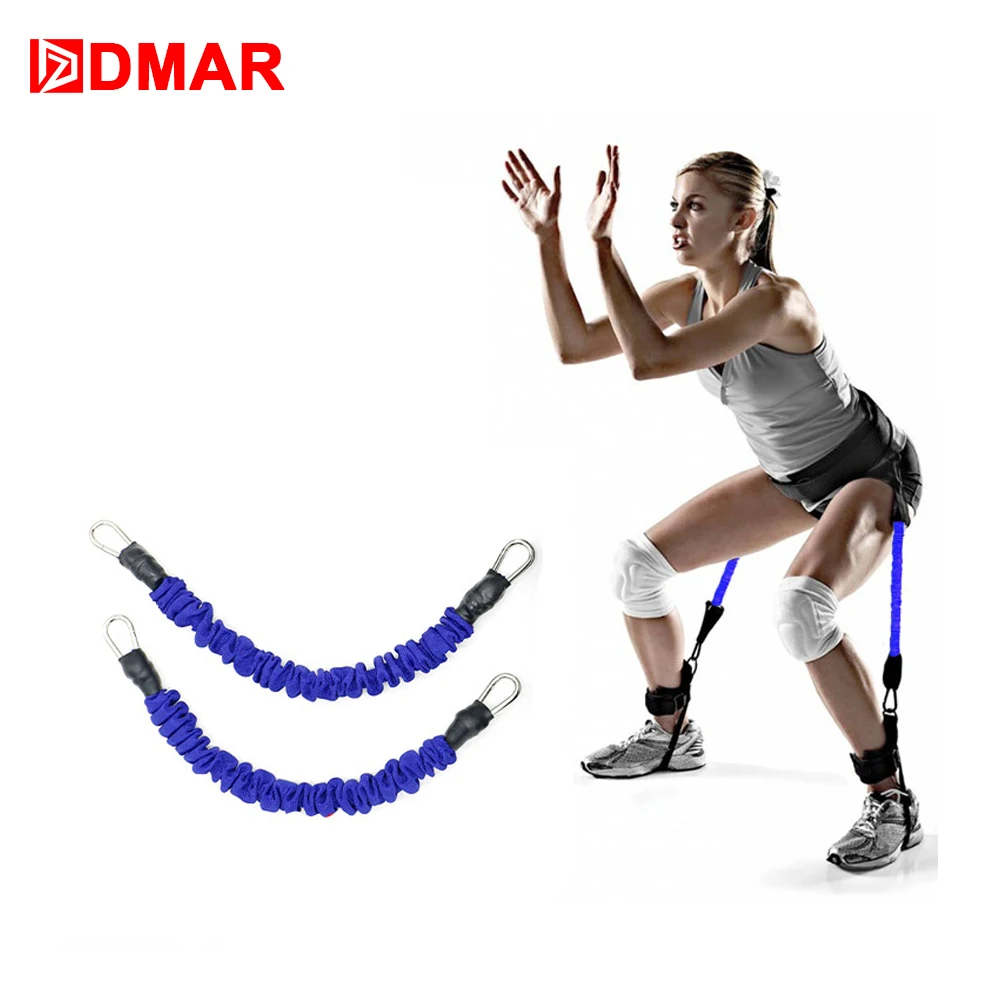 Koop DMAR Resistance Bands Fitness Bounce Trainer Touw Yoga Basketbal Tennis Running Jump Been Sterkte Agility Training Stra