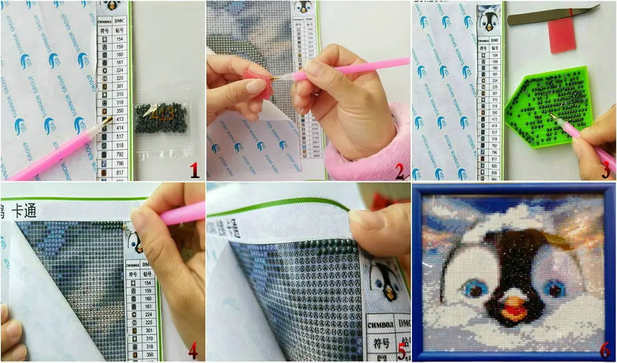 Полная Алмазная вышивка мультфильм Diy алмазная живопись крестиком 5D мозаика