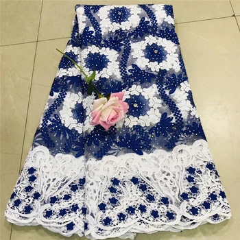 

Tollola 2019 High Quality Nigerian Lace Fabrics Latest Stones Mesh African Lace Fabric Bride Guipure French Net Lace Fabric