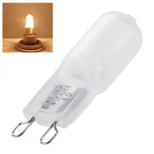 10 шт./лот, 2800 k, 25 Вт, 220 В, G9, галогенный светильник, лампы, теплый белый капсульный матовый кристаллический светильник для дома G9