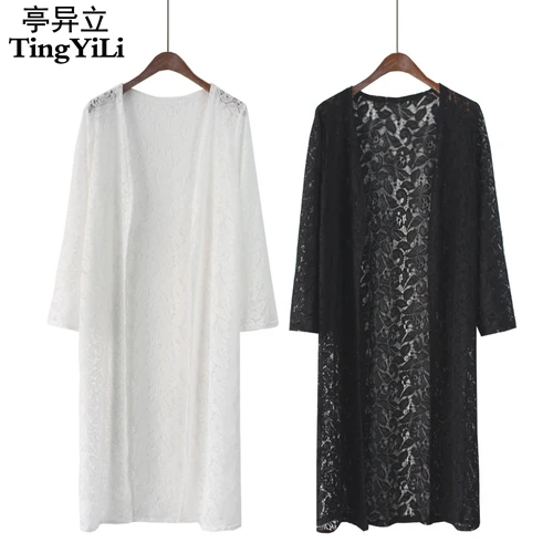 black summer cardigan