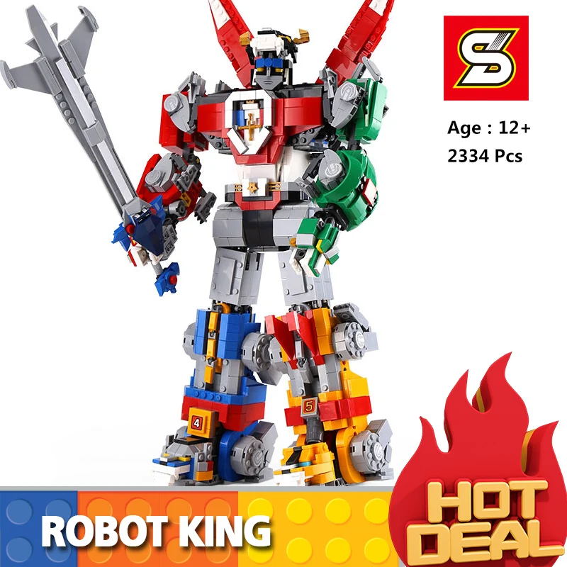 

Voltron Robot King Movie 2 set Model Building Blocks Bricks Toys for Children birthday Gift legoingLYs 21311 16057