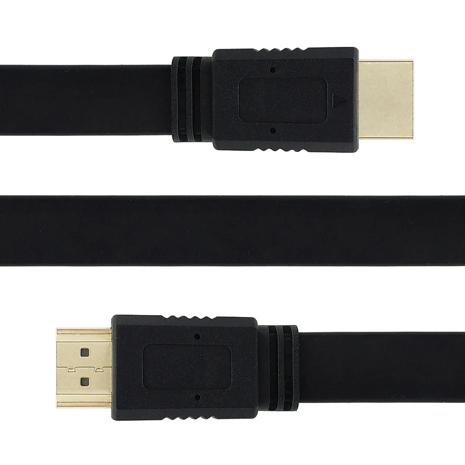 HDMI Cable HDMI to HDMI Cable HDMI 1.4 Cable Adapter Flat Line 1080p 3D for Apple TV Nintendo Switch LCD PS3 PS4 projector PC (5)